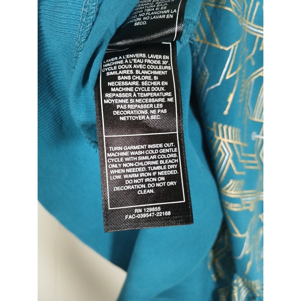 Star Wars Galaxy's Edge Shirt Droid Depot Disney Exclusive Women's Medium Teal - Picture 6 of 12